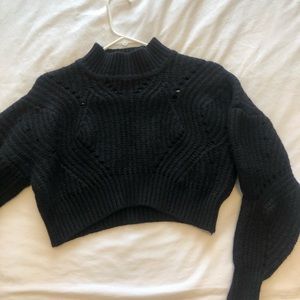 Aritzia Wool Crop Sweater